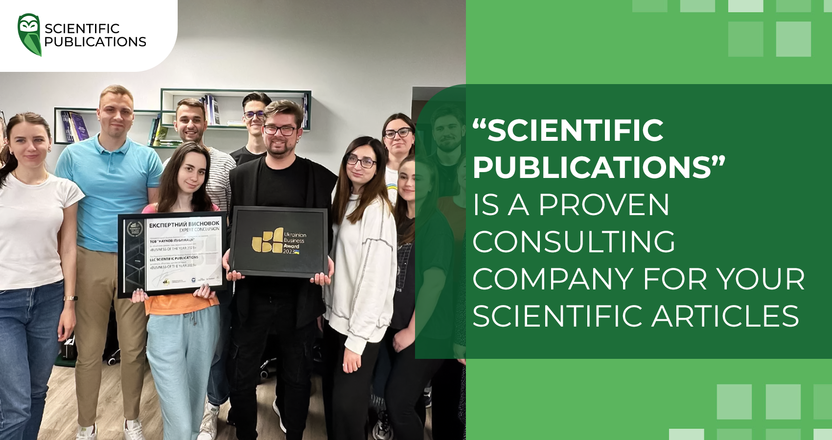 “Scientific Publications” is a proven consulting company for your scientific articles