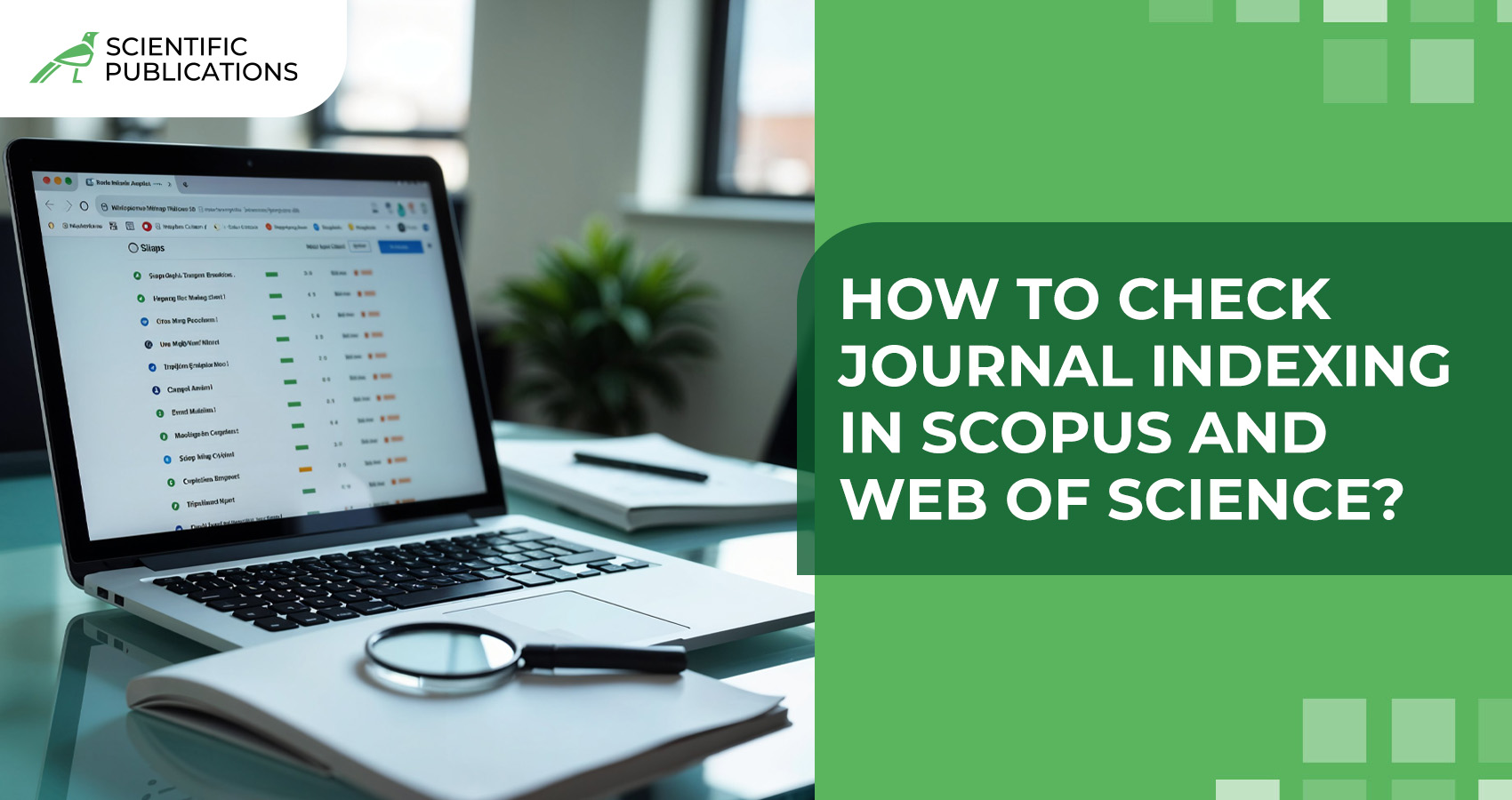 How to check journal indexing in Scopus and Web of Science?