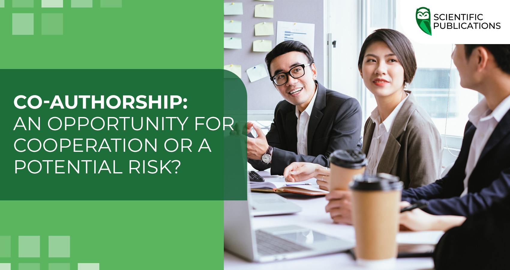 Co-authorship: an opportunity for cooperation or a potential risk?