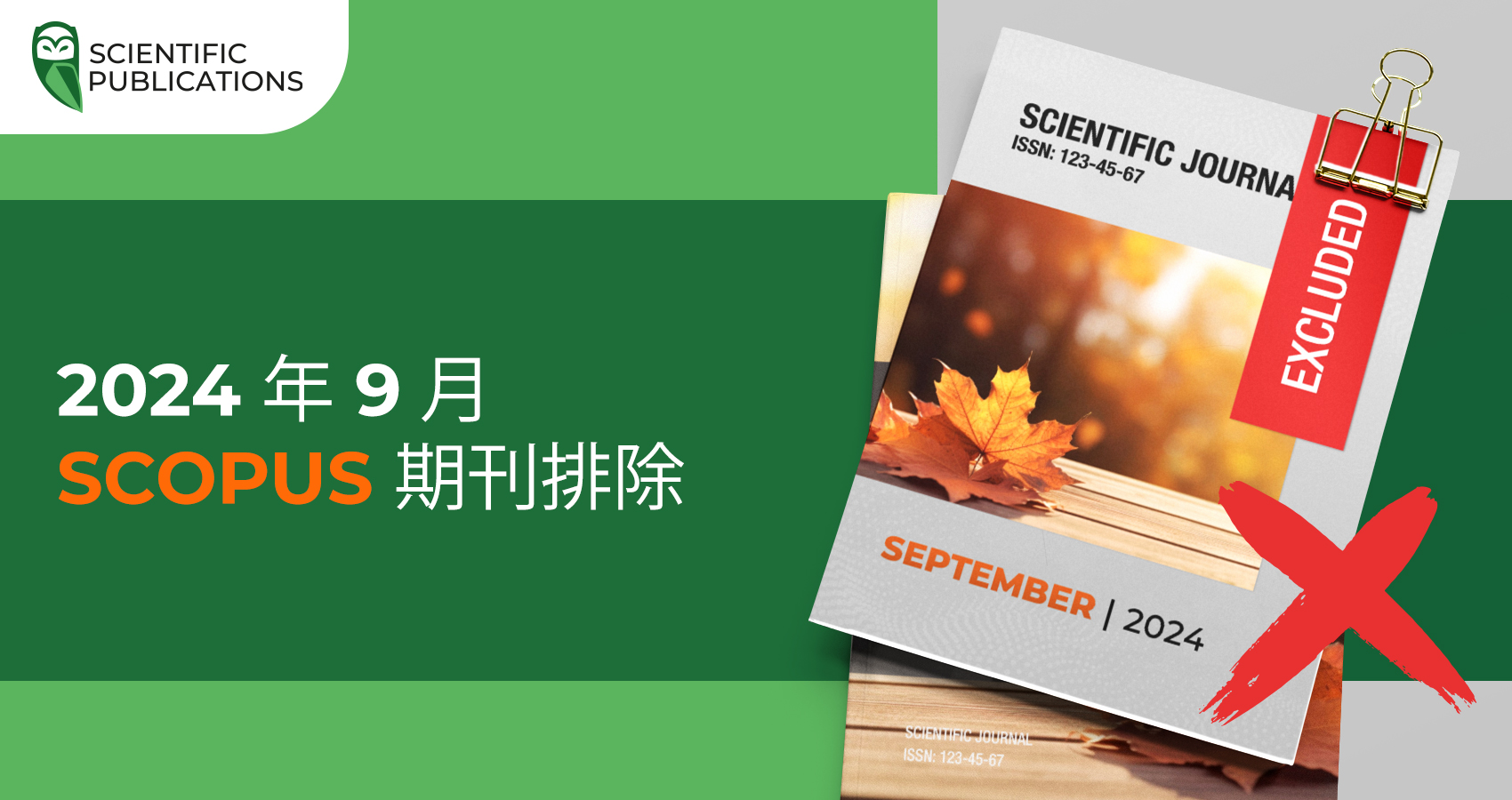 2024 年 9 月 Scopus 期刊排除