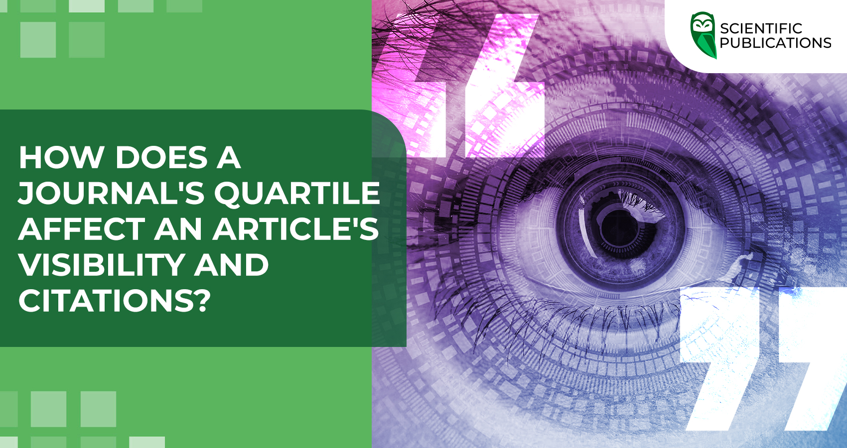 How does a journal's quartile affect an article's visibility and citations?