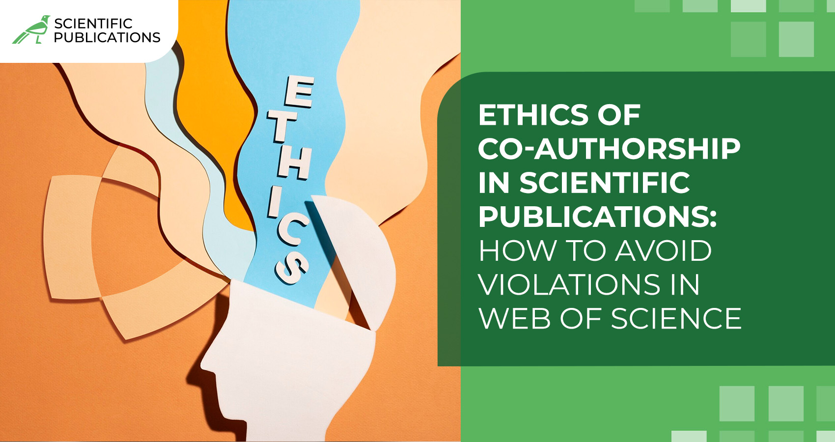 Ethics of co-authorship in scientific publications: how to avoid violations in Web of Science