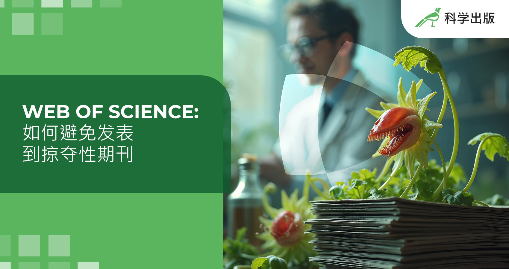 Web of Science: 如何避免发表 到掠夺性期刊