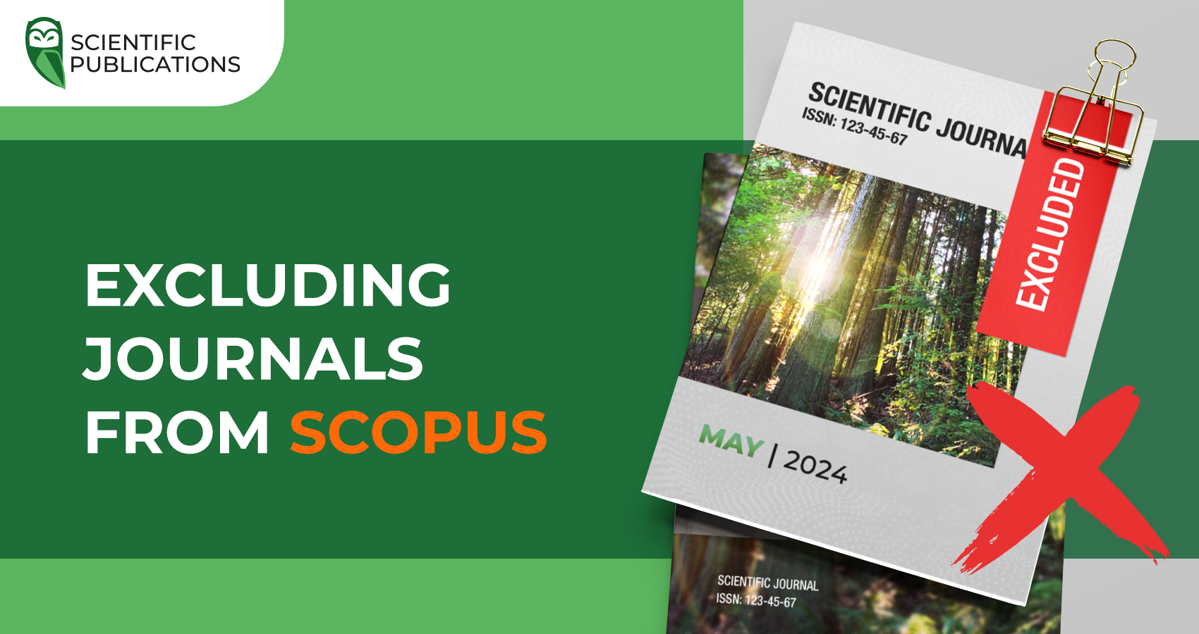 Excluding journals from Scopus for May 2024